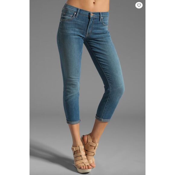 Mother Skinny Not Skinny Blue Skies Tomorrow Wash Jeans Size 27 - Picture 1 of 16